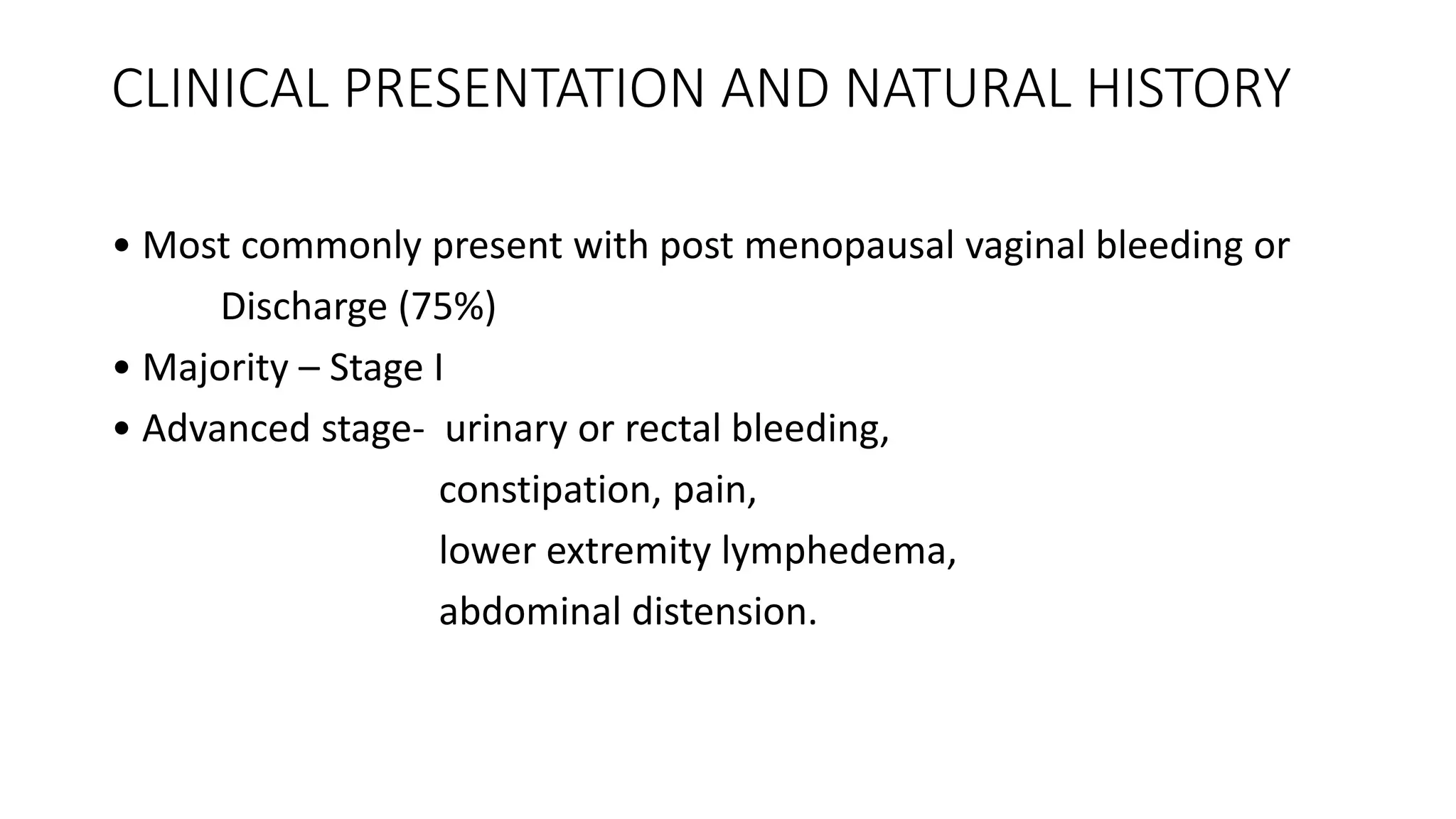 Management of ca endometrium
