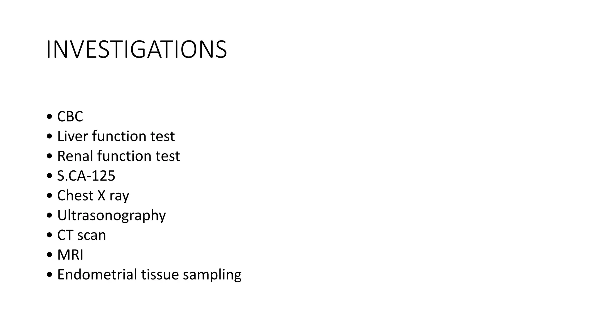 Management of ca endometrium