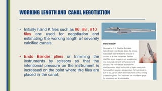 Management of calcified canals for endod | PPTX