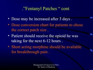 Management of cancer liver pain | PPT
