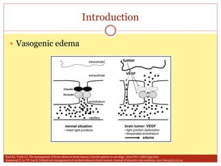 Management of Cerebral Edema in Brain Tumors | PPTX
