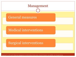 Management of Cerebral Edema in Brain Tumors | PPTX