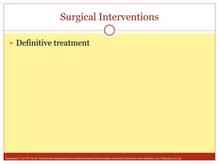Management of Cerebral Edema in Brain Tumors | PPTX
