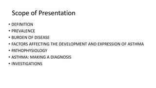 Management of chronic asthma Pediatrics | PPTX