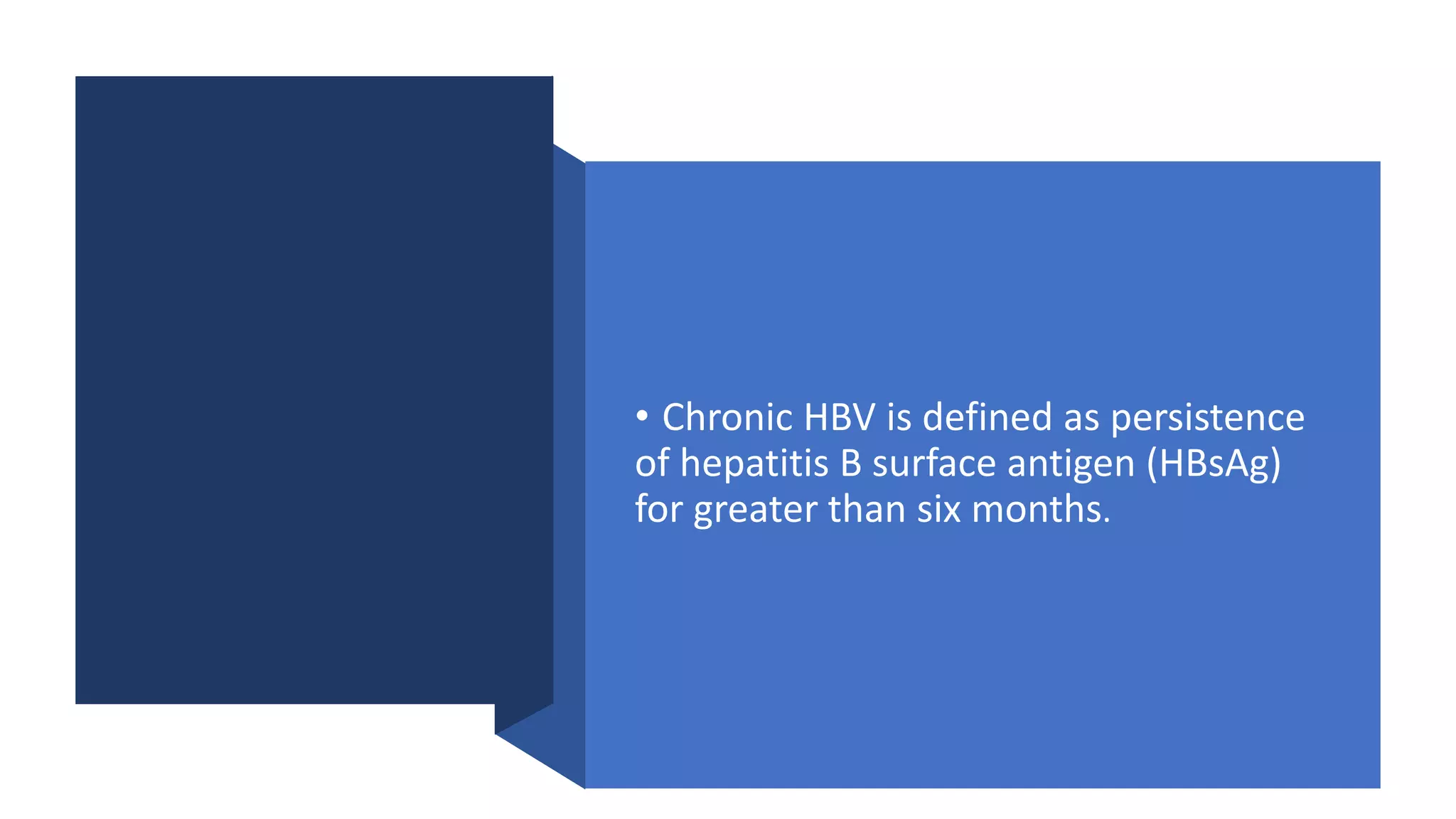 MANAGEMENT OF CHRONIC HEPATITIS B INFECTION 2021 - from diagnosis to ...