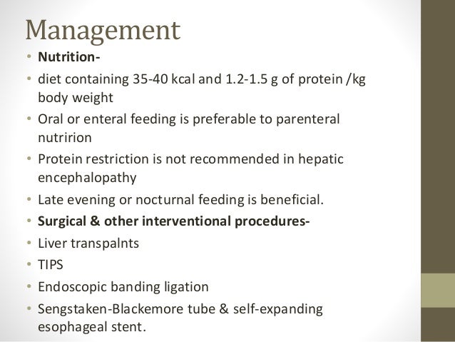 Management Of Cirrhosis For Improving Survival