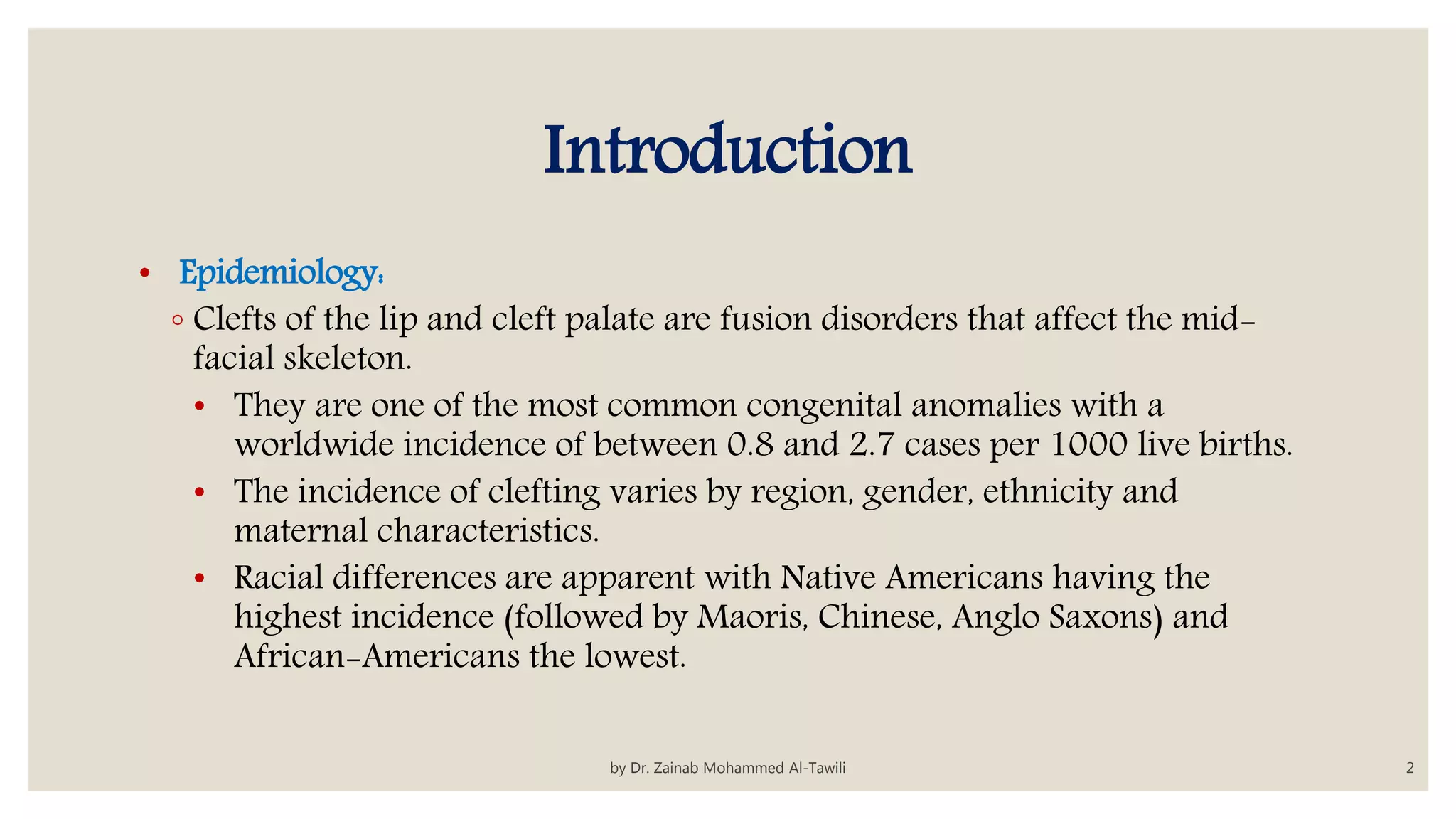 Management of cleft lip and palate | PPTX