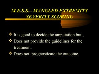 Management of compund fractures | PPT