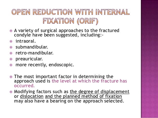 management of mandibular condylar fractures mcf Jc on condylar fracture patterns and epidemiology of mandibular condylar fractures (mcf) to propose a treatment strategy for managing mcf and analyze the factors . management of mandibular condylar fractures mcf Jc on condylar fracture patterns and epidemiology of mandibular condylar fractures (mcf) to propose a treatment strategy for managing mcf and analyze the factors .