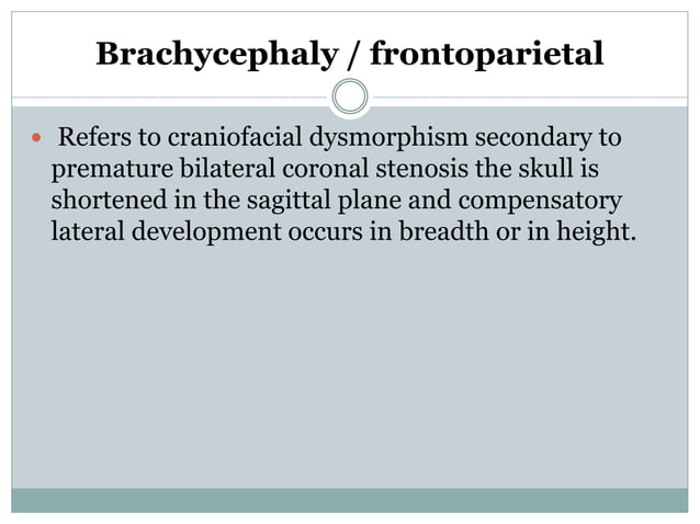 Management of craniofacial anomalies | PPT