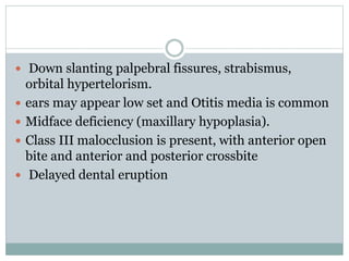 Management of craniofacial anomalies | PPTX