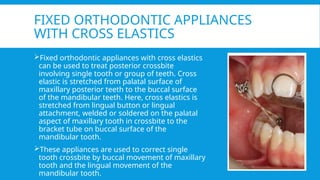 ORTHODONTIC Management of Crossbite.pptx