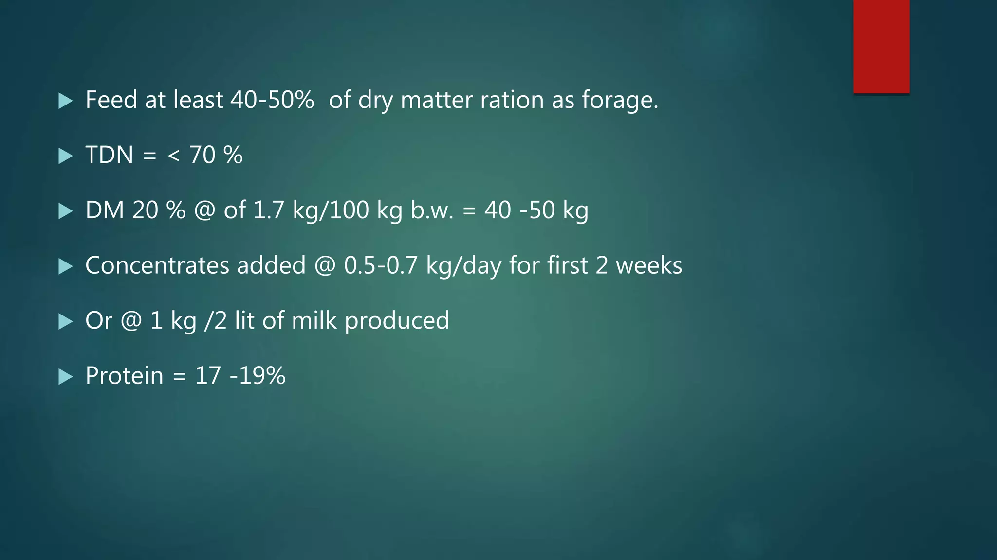 Management of dairy cattle | PPTX