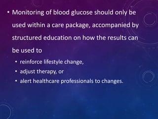 Management of diabetes in elderly | PPTX