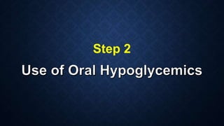 Management of diabetes mellitus type 2 in primary health care setting ...