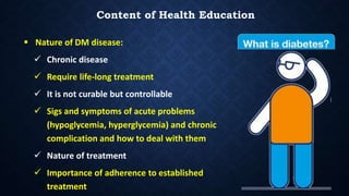 Management of diabetes mellitus type 2 in primary health care setting ...