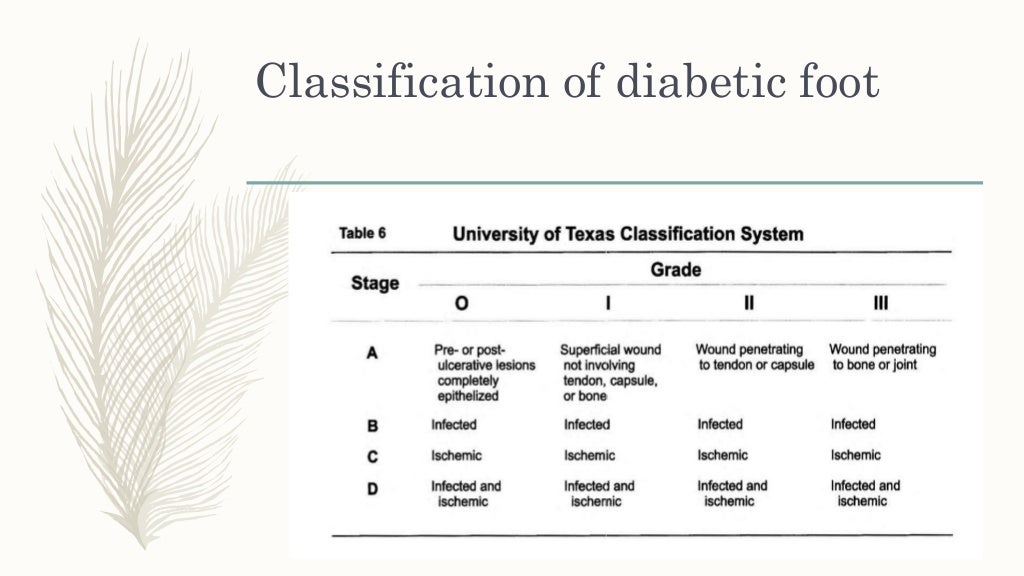 Management of diabetic foot
