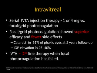Ivta Injection Management of Diabetic Retinopathy - DR SHAlini.pptx