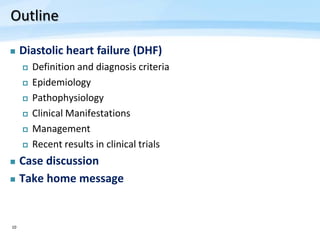 Management of diastolic heart failure | PDF