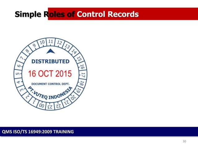 Management of document control | PPTX