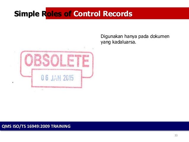 Management of document control