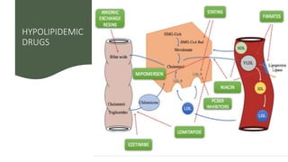 HYPOLIPIDEMIC
DRUGS
 