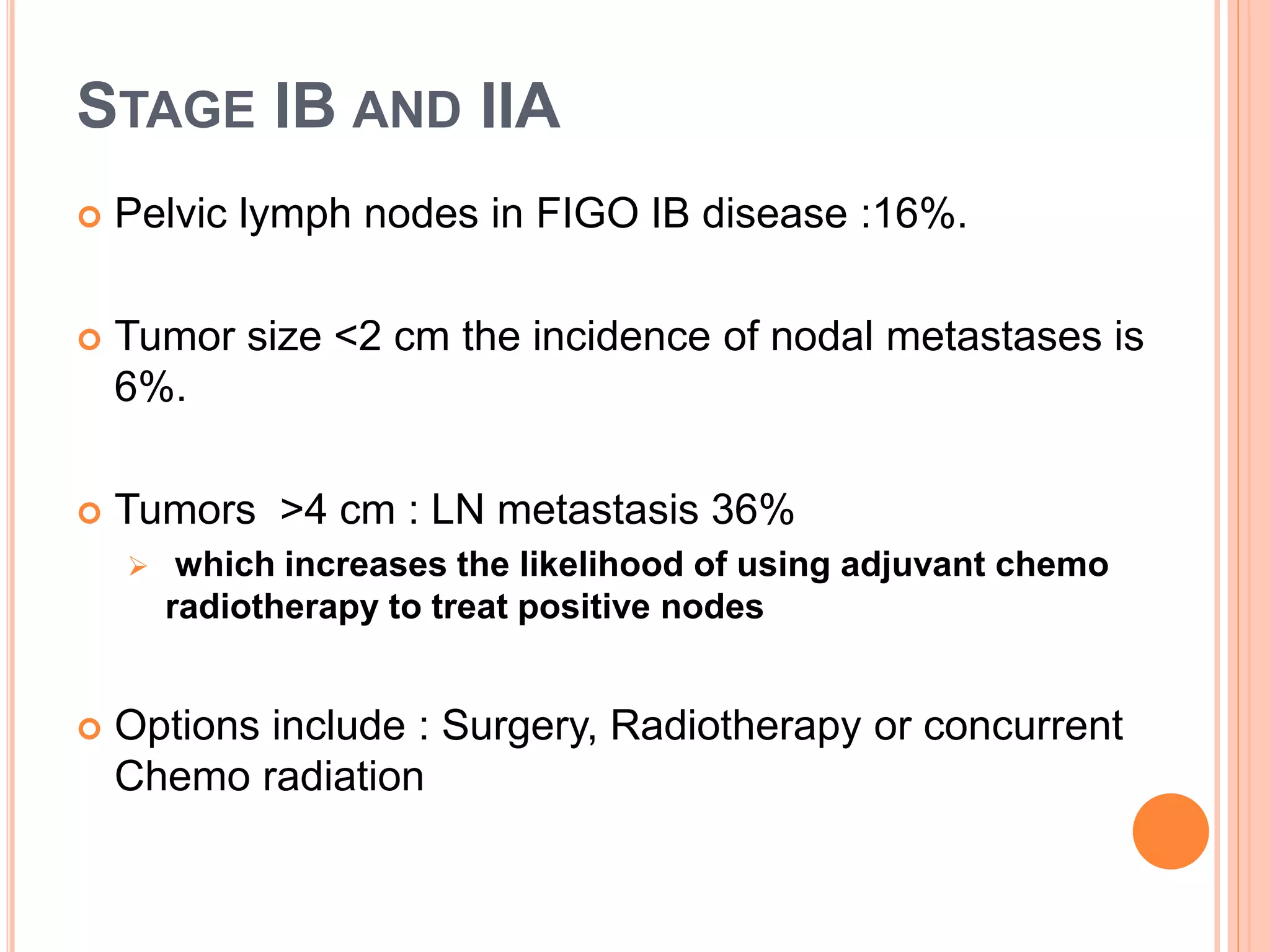 Management of Early Stage Carcinoma Cervix | PPTX