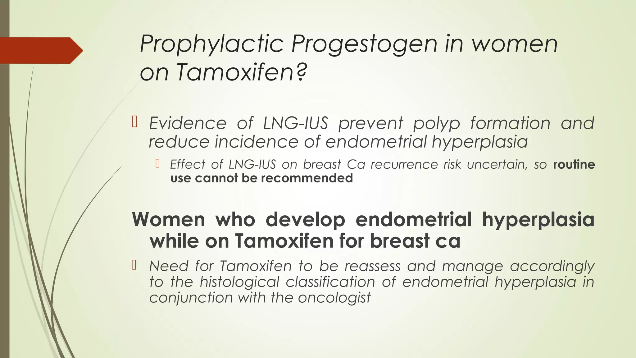 Management of endometrial hyperplasia | PPT