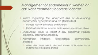 Management of endometrial hyperplasia | PPT