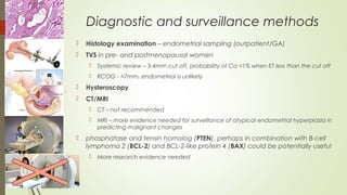 Management of endometrial hyperplasia | PPT