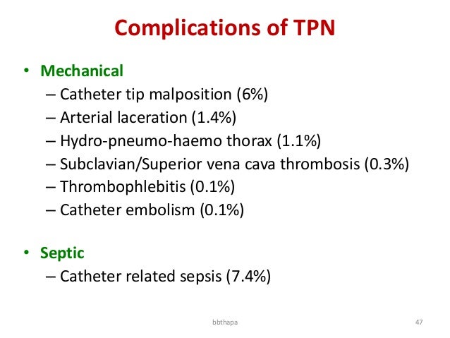 tpn complications