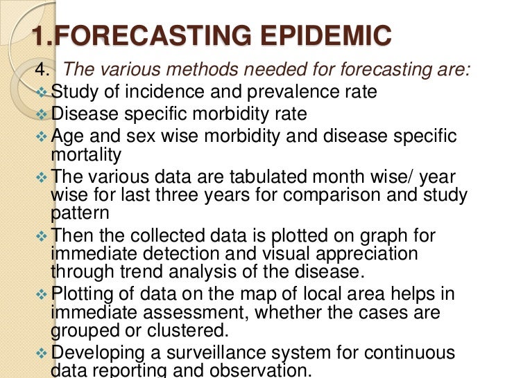 Management of epidemics