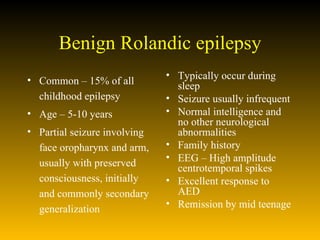 Management of epilepsy in children | PPT