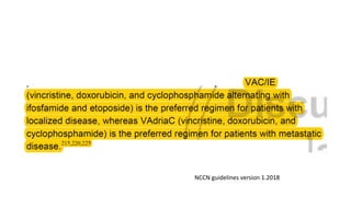 NCCN guidelines version 1.2018
 