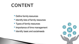 importance of family resource management