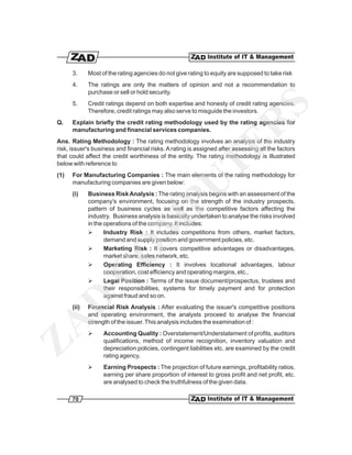 Credit Rating Services Notes.pdf Management of financial services | PDF