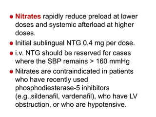 Hypotensive
AHF with
Cardiogenic
Shock
 
