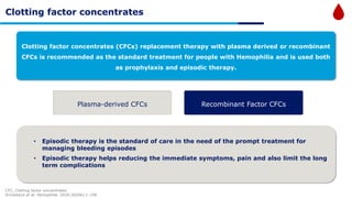 Management of Hemophilia: Focus on Bypass agents | PDF