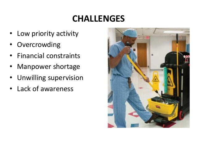 Management of housekeeping services in hospitals