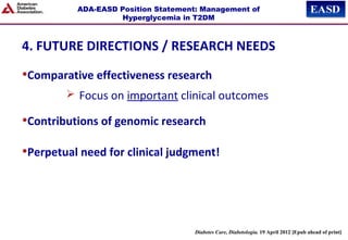 ADA EASD Management of hyperglycemia in type 2 | PPT