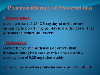Management of hyperprolactinemic disorders | PPTX
