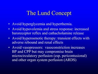 Management of Intercranial Pressure