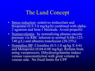 Management of Intercranial Pressure