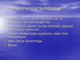 Management of Intercranial Pressure