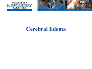 Management of Intercranial Pressure