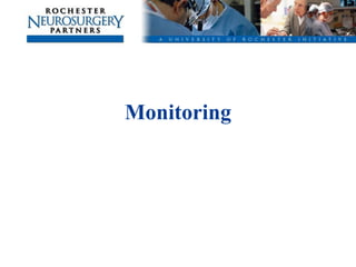 Management of Intercranial Pressure