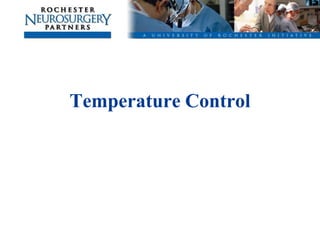 Management of Intercranial Pressure