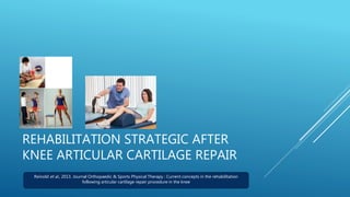 Management of knee cartilage defect & meniscus tear | PPTX