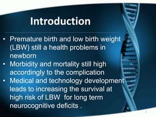 Management of LOW BIRTH WEIGHT BABY | PPTX