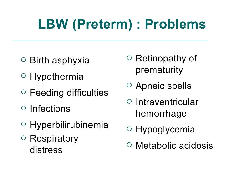 Management of lbw low birthweight babies